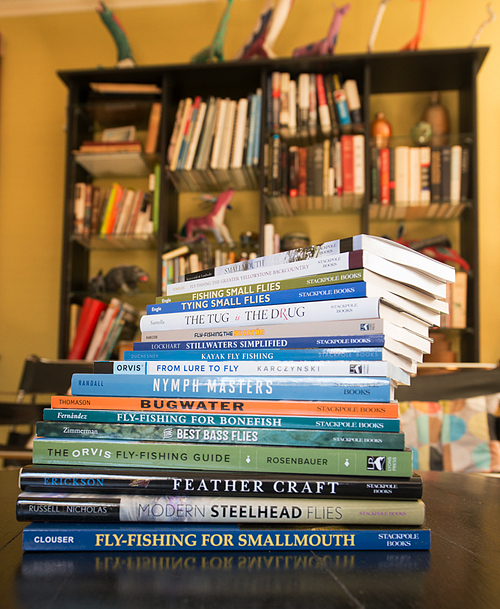 ReadingIsFun - The Big Reveal New Stack of Fly Fishing Books to