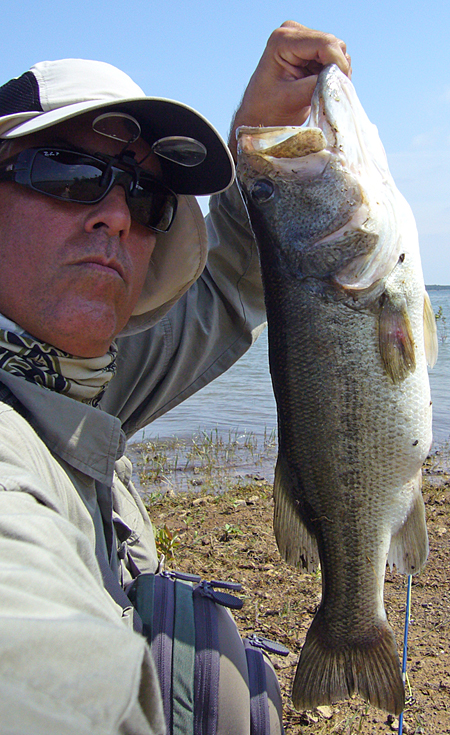 Ray Roberts Largemouth Bass Selfie