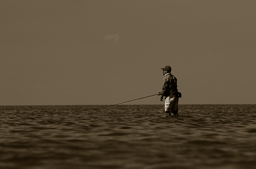 fly fishing on the laguna madre