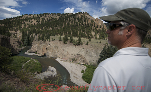 Along the Colorado roadside north of Lake City, Colorado.