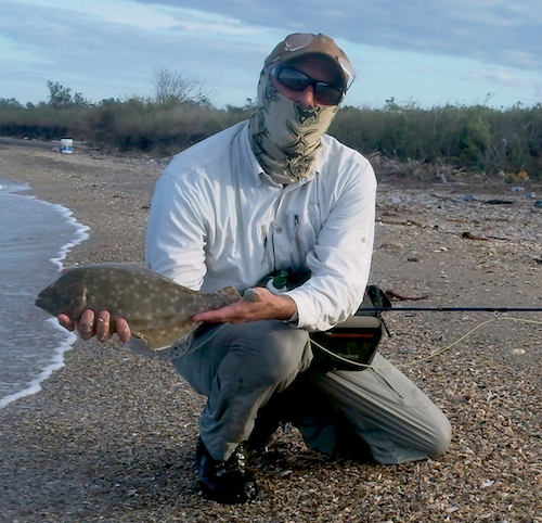 Black Friday Flounder on Fly - Galveston Texas