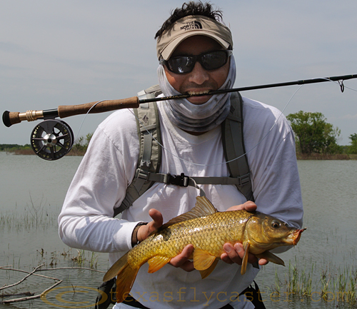 Fly Fishing For Carp on Lake Ray Roberts - Early May Update