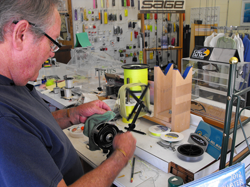 Larry Haines Salty Fly Shop Port Isabel Texas - Photo Courtesy Immanuel Salas