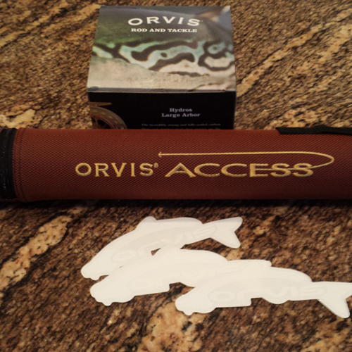 The prize for the Woodlands Orvis carp contest