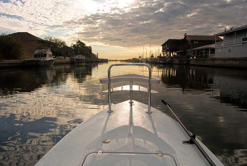 Aransas Pass off the Stilt Flats Skiff