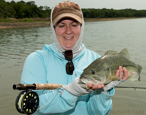 largemouth bass caught by mm friday on Ray Roberts Lake