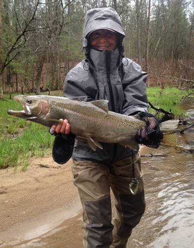 pere marquette fly fishing - Courtesy Joyce Davis