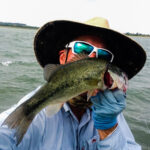 ray roberts largemouth bass on fly texas fly fishing