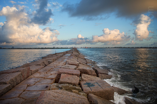 Quintana Park Jetties Texas