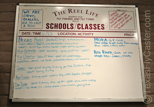 The Reel Life fly shop Santa Fe.