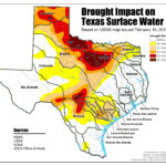 Current Texas Drought Map