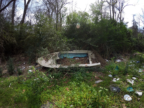 Illegal dumping New Caney Texas.