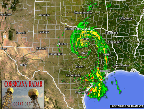 tropical storm bill radar