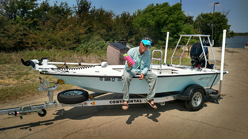 Lagoon Skiff Texas poling skiff