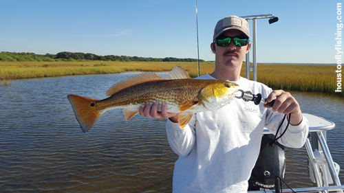 texas redfish on fly lydia ann flymasters tournament courtesy houstonflyfishing