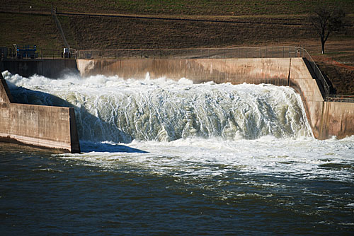 Denison Dam Flood Release December 2015