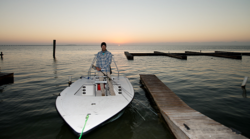 Lagoon Boat Jims Pier South Padre Island