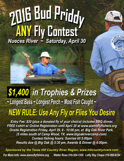 Bud Priddy 2016 Any Fly Contest