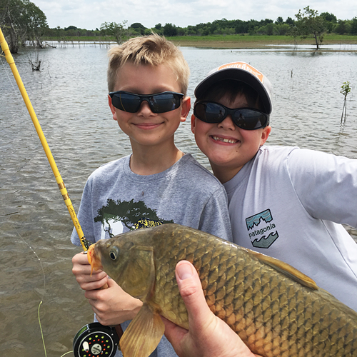 Carp on Fly Ray Roberts - Courtesy Photo