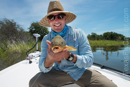 guide lake ray roberts carp on fly