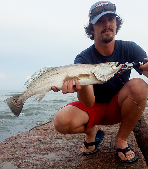 On Pokemon GO and Specks on the Beach - Danny Scarborough in Galveston TX -  Flyfishing Texas : Flyfishing Texas