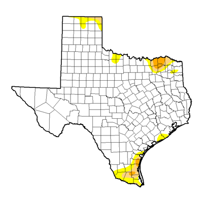 Texas Drought Map