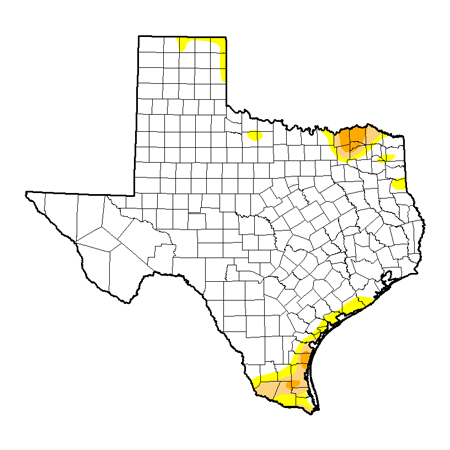Texas Drought Map