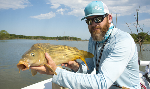 Ray Roberts Carp on Fly.