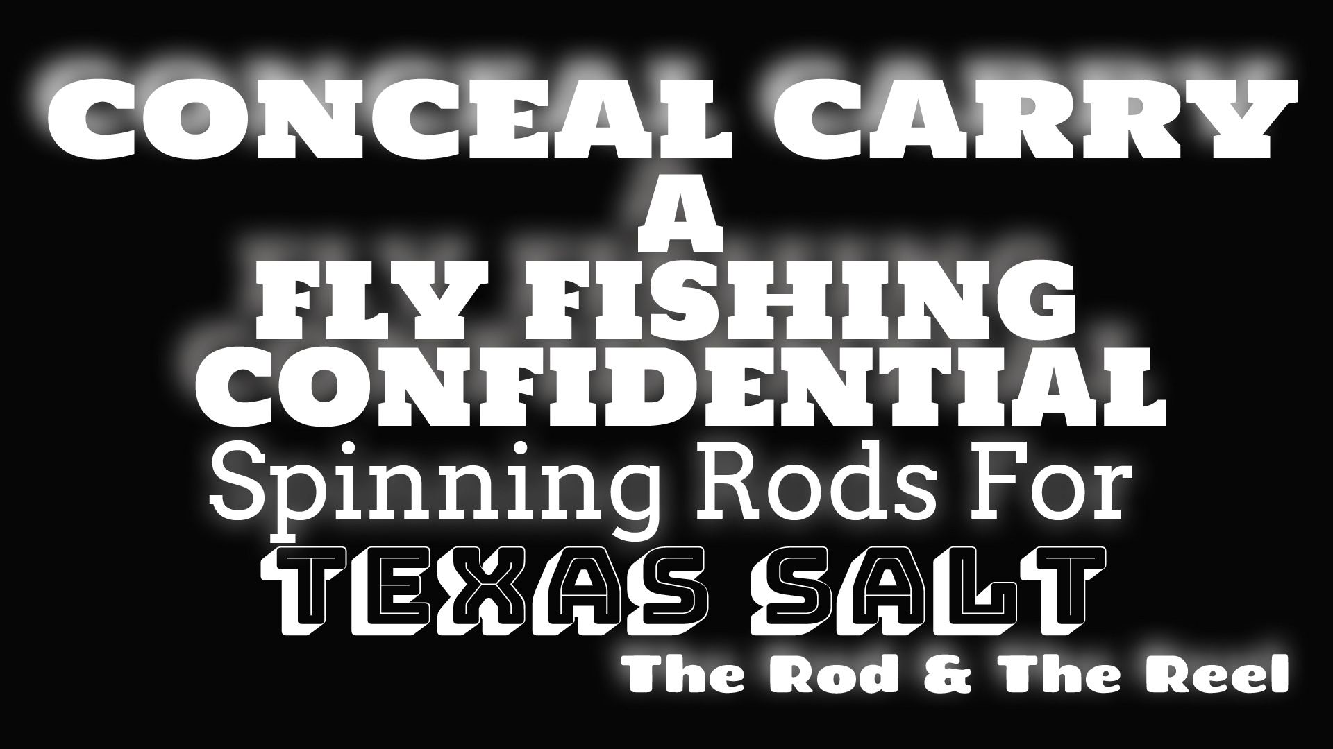 Spinning Rods Reels Texas