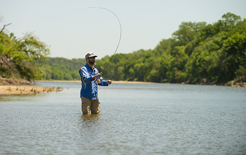 brazos river fly fishing near granbury texas