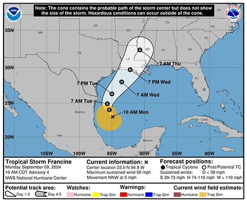 hurricane francine