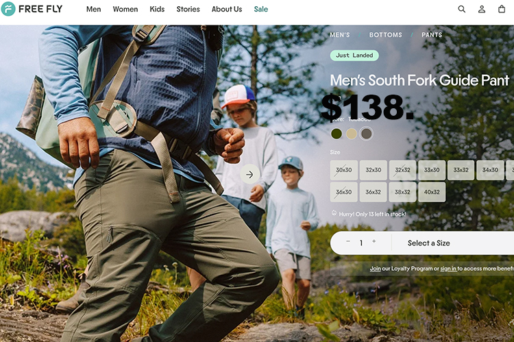 free fly fishing pants