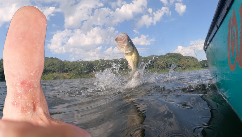pond bass thumb montague county texas