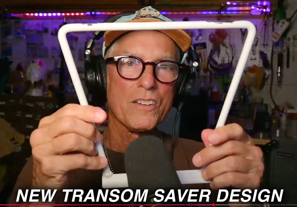 New Outboard Transom Saver