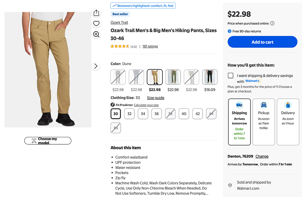 walmart flyfishingpants